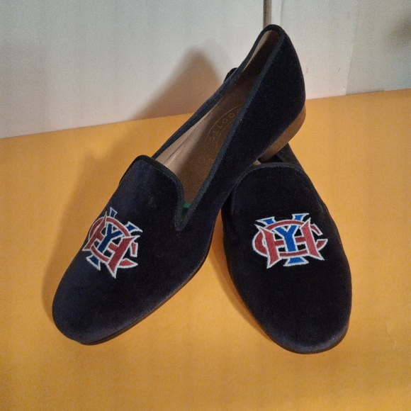 Stubbs & Wootton Blue  Velvet Slippers Men\'s US 9.5 New! main image 14